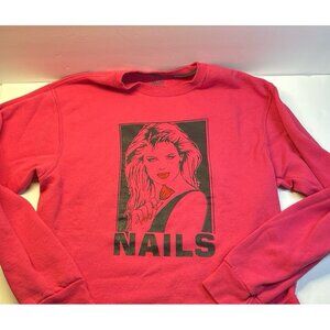 Vintage 80s / 90s‎ Glamour Nails Sweatshirt Crew Neck (Medium)